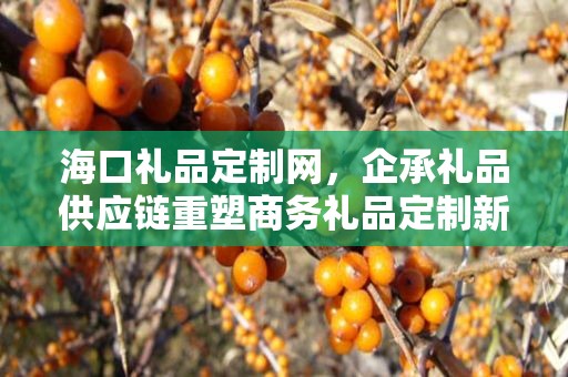 海口礼品定制网，企承礼品供应链重塑商务礼品定制新体验