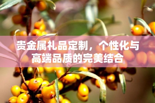 贵金属礼品定制，个性化与高端品质的完美结合